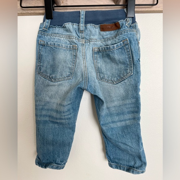 H+M Blue Denim Stretch Jeans for Baby Size 4-6M - Picture 2 of 3
